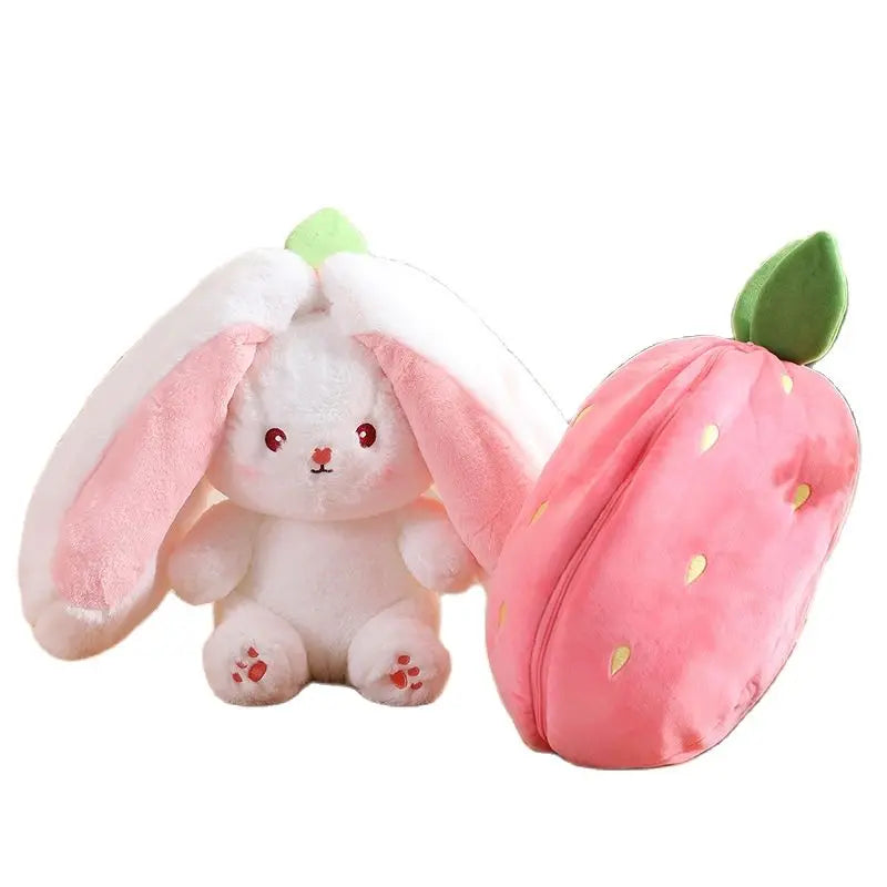 Strawberry/ Carrot Plush Rabbit