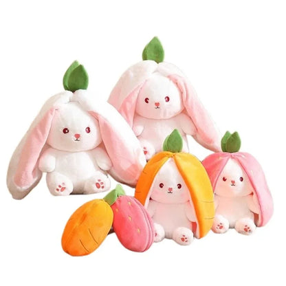 Strawberry/ Carrot Plush Rabbit